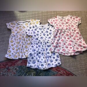 Floral Short Sleeve Dresses (3)